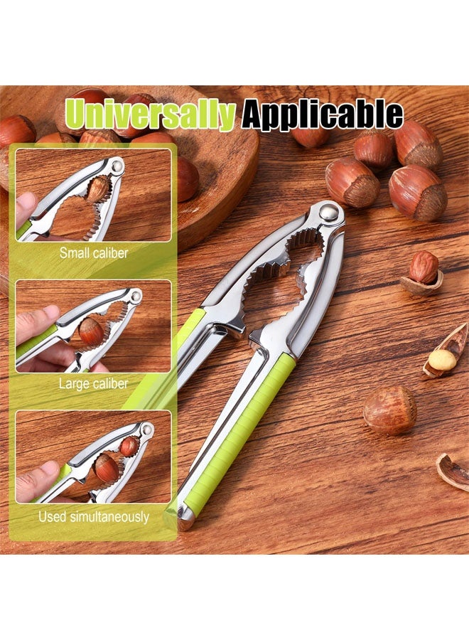 Nutcracker, Nut Crackers Heavy Duty Walnut Nut Opener with Non Slip Handle, Multifunctional Nut Cracker for Pecan Walnut Almonds, Hazelnuts, Pistachios - Image 3